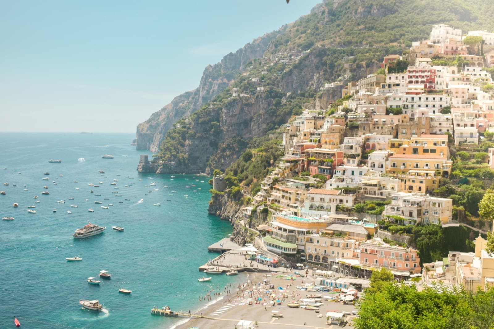 Naples Airport to Positano scenic route