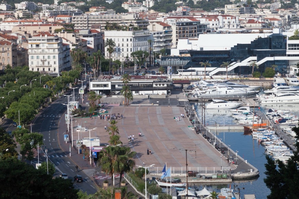 Nice Airport to Cannes transfer route