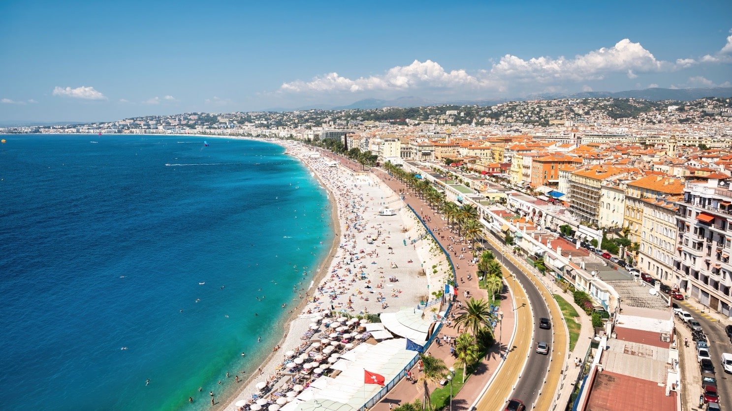 Nice to Nice Airport scenic route