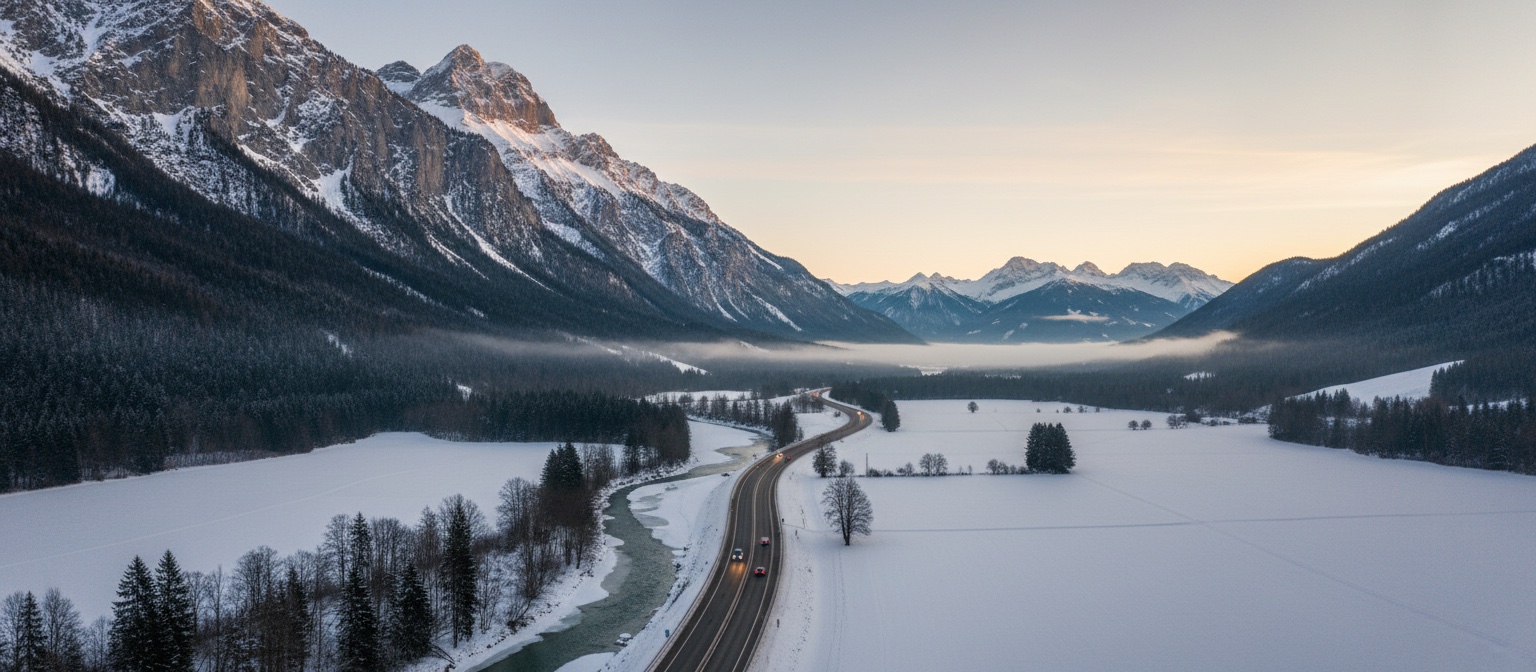 Westendorf to Munich Airport scenic route