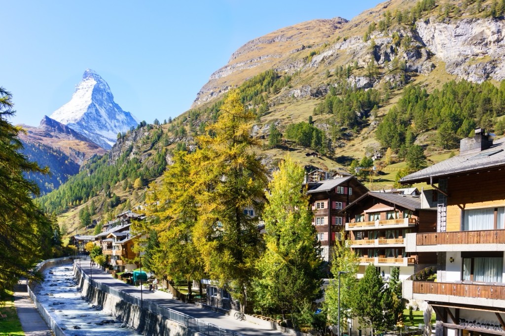 Zermatt to Geneva Airport scenic route